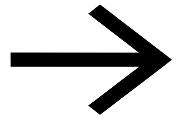 Black Arrow Pointing Right Direction.