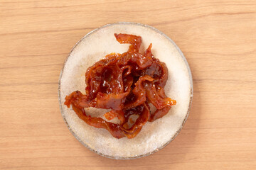 帆立貝ひもキムチ