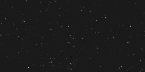 Fototapeta premium Abstract black background with stars for your design. Vector starry night sky. Dark black background with a speckled texture, resembling a starry night.