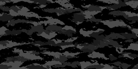 Camouflage background. Seamless pattern.Vector. 迷彩パターン テクスチャ 背景素材