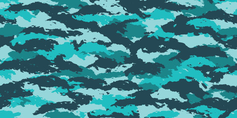 Camouflage background. Seamless pattern.Vector. 迷彩パターン テクスチャ 背景素材
