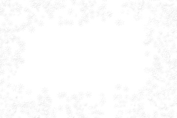 Winter snowy New Year Christmas snowflakes hearth frame
