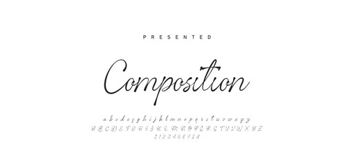 Signature Font Calligraphy Logotype Script Font Type Font lettering handwritten.