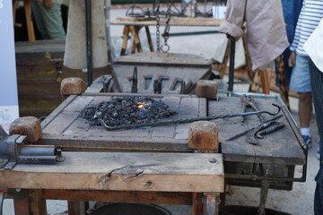 traditional blacksmith handcraft 