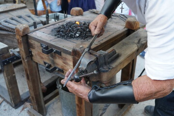 traditional blacksmith handcraft 