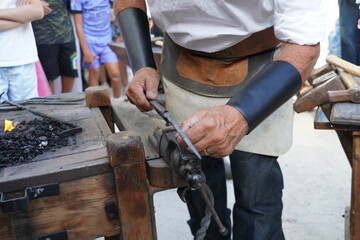 traditional blacksmith handcraft 