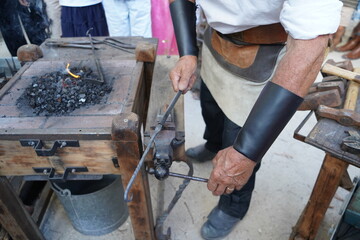 traditional blacksmith handcraft 