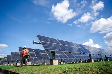 Ground-mounted solar panels aligned in rows with durable steel supports, designed for efficient renewable energy generation in outdoor farms, fields, and industrial installations