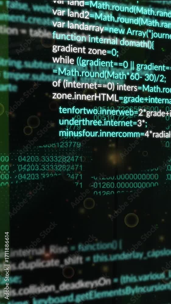 Aufkleber animation of data processing over online security chain