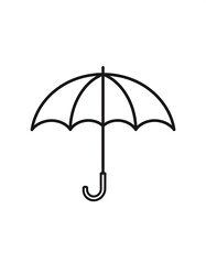 Simple Umbrella Icon.