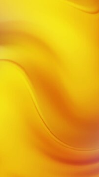 Soft Sunny Yellow To Orange Abstract Seamless Looping Background Animation, Gentle Warm Curves. Perfect for summer branding, wellness intros, cheerful titles, and friendly product stories