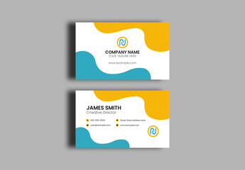 Simple Corporate Business Card Layout