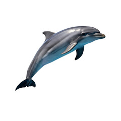 Obraz premium Graceful dolphin leaping with sleek body for conservation awareness projects and ocean wildlife campaigns