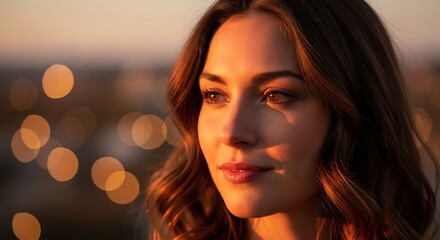 Beautiful Woman Outdoors.