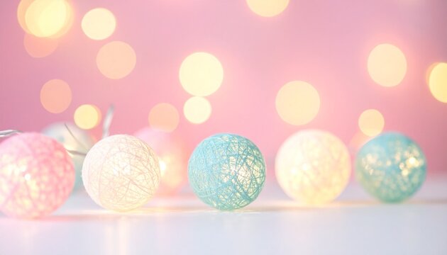 Charming pastel paper lanterns glowing softly outdoors, creating a whimsical and festive atmosphere for a joyful celebration or garden party - Powered by Adobe