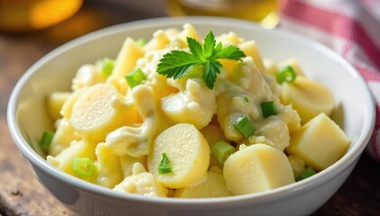 A classic potato salad recipe, featuring creamy dressing, perfectly cooked potatoes, and crisp celery and onion  Perfect for picnics, barbecues, and potlucks , pickle, homemade, relish