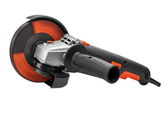 Professional Angle Grinder Powerful Cutting Tool for Industrial and DIY Projects isolated on transparent background