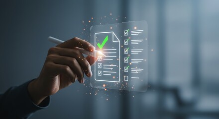 Digital Checklist Verification Process for Project Management and Task Completion