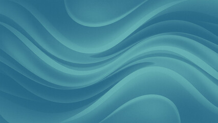 Abstract light blue background with wavy lines and subtle grain texture