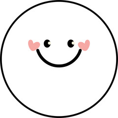 Yellow smlie face happy