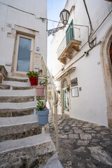 Fototapeta premium Ostuni, known as the 