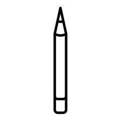 Makeup tools vector icon 100px eyeliner pencil