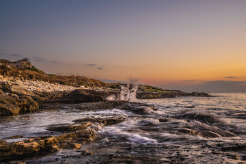 Photos of the sea taken in Puglia, Torre Castiglione. abstract photos of the sea