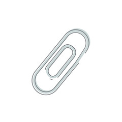 Shiny Metal Paper Clip for Office and School Supplies.