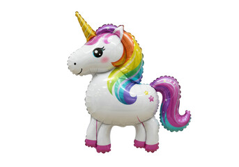 Isolated unicorn balloon, fun party decoration and magical creature for children, gift © Johnson