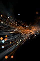 Obraz premium Abstract background of streamlined light track