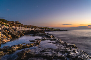 Photos of the sea taken in Puglia, Torre Castiglione. abstract photos of the sea