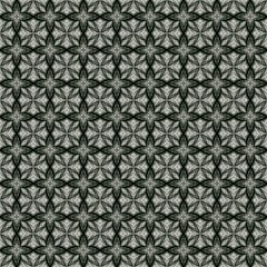 Monochrome Diamond Medallions, Greyscale Ornate Rhombus Pattern, Detailed Black and White Quilted Grid, Intricate Floral Lozenge Repetition, Subtle Grey Abstract Tile.
