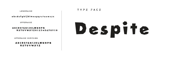 Cartoon audacious alphabet, playful uneven letters, bold geometric graffiti font for kid toy logo, youthful lettering, joyful headlines, and comic book typography. Vector typeset.