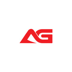 AG Logo Vector Simple Modern
