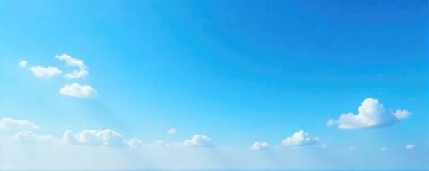 Vast expanse of clear blue sky, shades ranging from azure to light sky-blue, clouds absent, perfect for backgrounds or design elements , graphic, clear, bright