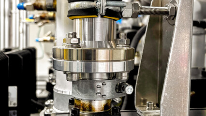 telecommunication patch panel with cable connections