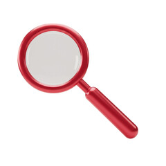 Red_Magnify_Glass_3D_Render_Minimalist_Glossy_Isolated
