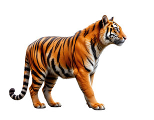 Obraz premium Majestic Tiger Walking Gracefully in a Lush Environment