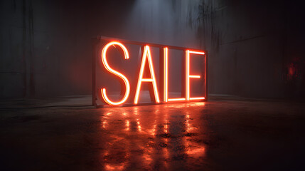 neon sale sign