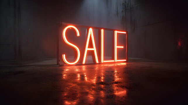 neon sale sign