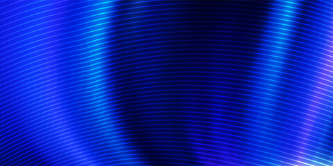 Luminous blue lines speed. Neon color glowing lines background, high-speed light trails effect.