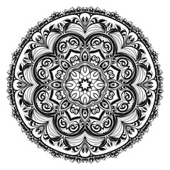 Abstract textured circular pattern with speckled details and light reflections isolated on transparent background