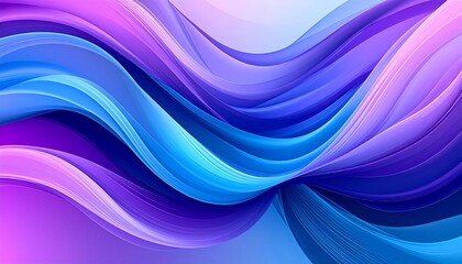 Abstract Colorful Flowing Fabric Design.