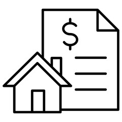 Lease Agreement Outline Icon