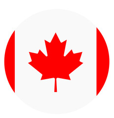 canada flag button.canada vector illustration