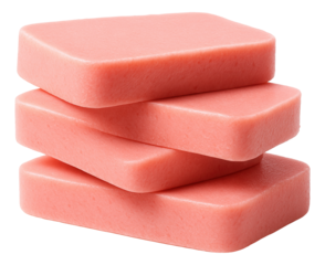 Vacuum-sealed bag of frozen eggplant slices stacked neatly and labeled with cooking instructions.