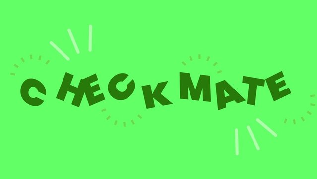 Jumping Letters Playful Character Text Title Intro