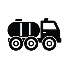 Water Tanker Tractor Icon