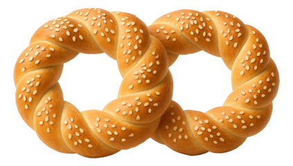 Traditional Russian pirozhki with a golden-brown crust, filled with cabbage and placed on a wooden board