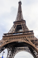 Eiffel tower in Paris, France
